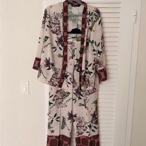 Zara Pink Floral Kimono